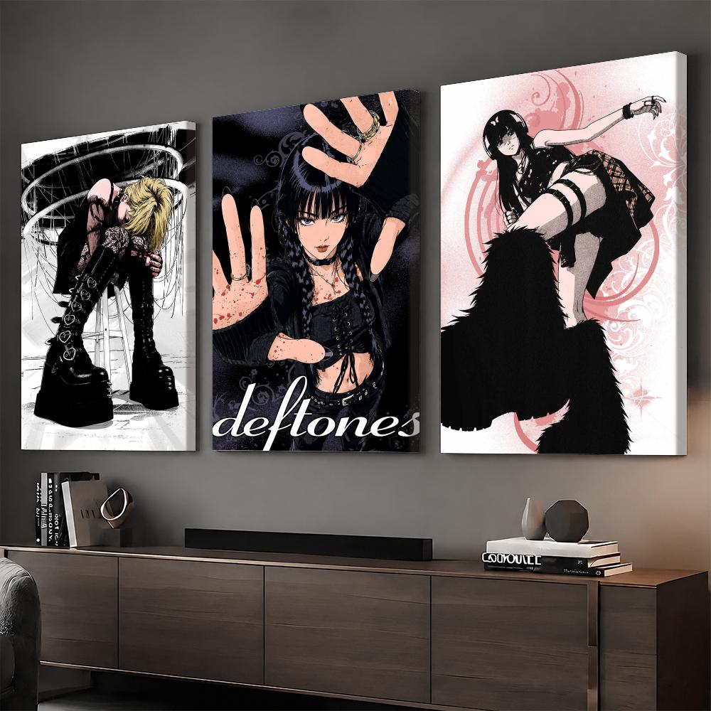 Home Decor Y2K - Cuadro Decorativo con Marco de Anime