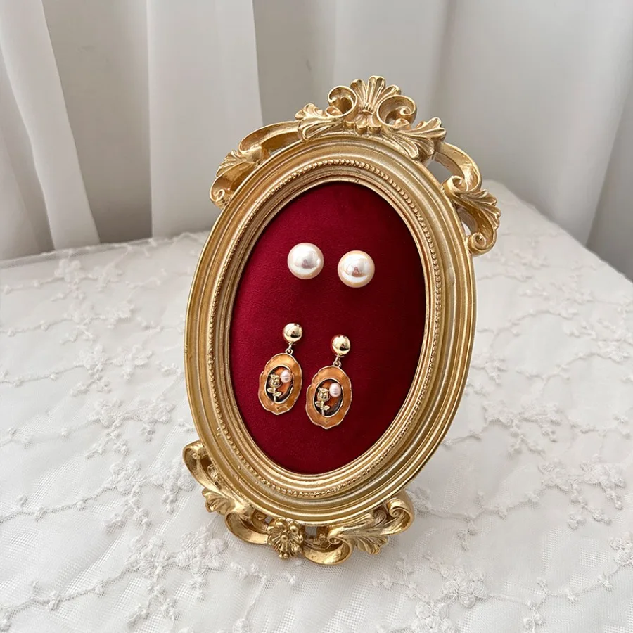 Bamboo Photo Frame - Exhibidor de Joyas de Resina para