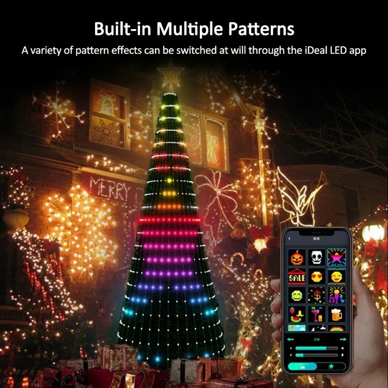 Home Decor Free App - Luces de Árbol de Navidad con