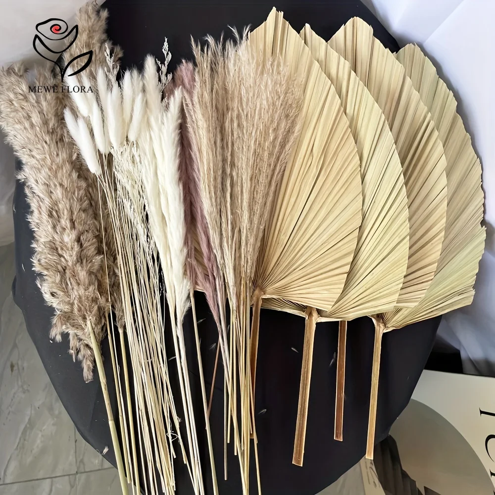 Pampas Grass Decor - 35 Uds. De hierba de Pampas
