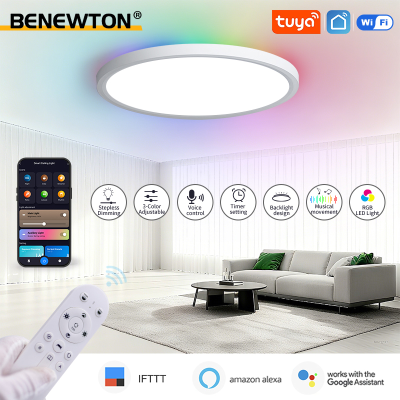 Home Decor Free App - BENEWTON Tuya WiFi inteligente luz de