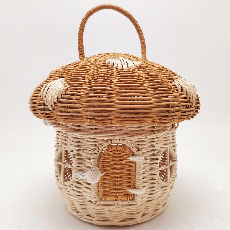 Cestas de pícnic al aire libre - Rattan Plant Basket reseña y precio