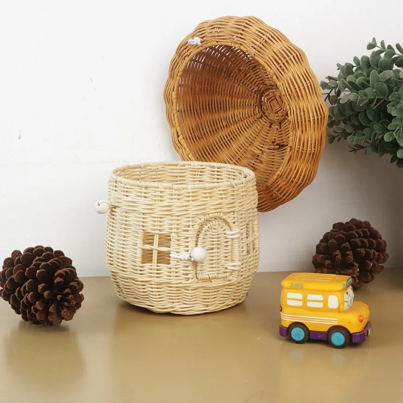Cestas de pícnic al aire libre - Rattan Plant Basket reseña y precio