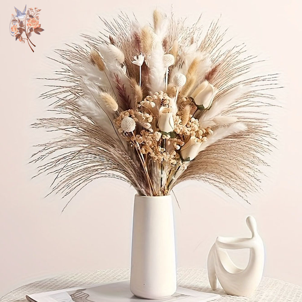 80 Piezas de Flores Secas Arti - Pampas Grass Decor reseña y precio