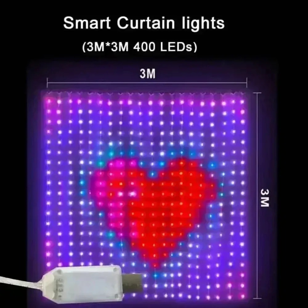 Luces LED de cortina de píxele - Home Decor Free App reseña y precio
