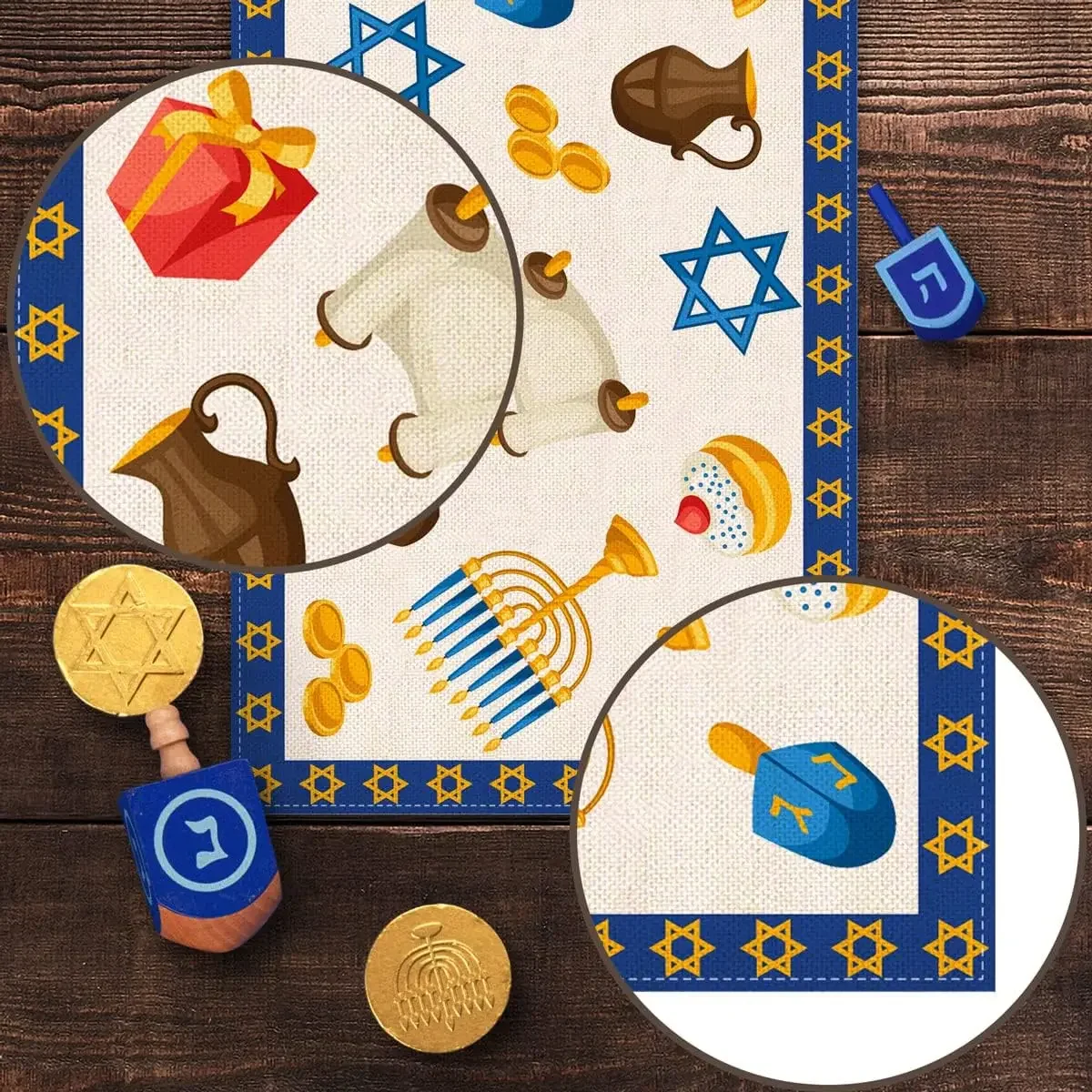 Camino de mesa de lino para Ha - Linen Table Runner reseña y precio
