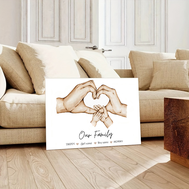 Póster personalizado de mano f - Home Decor Theme reseña y precio