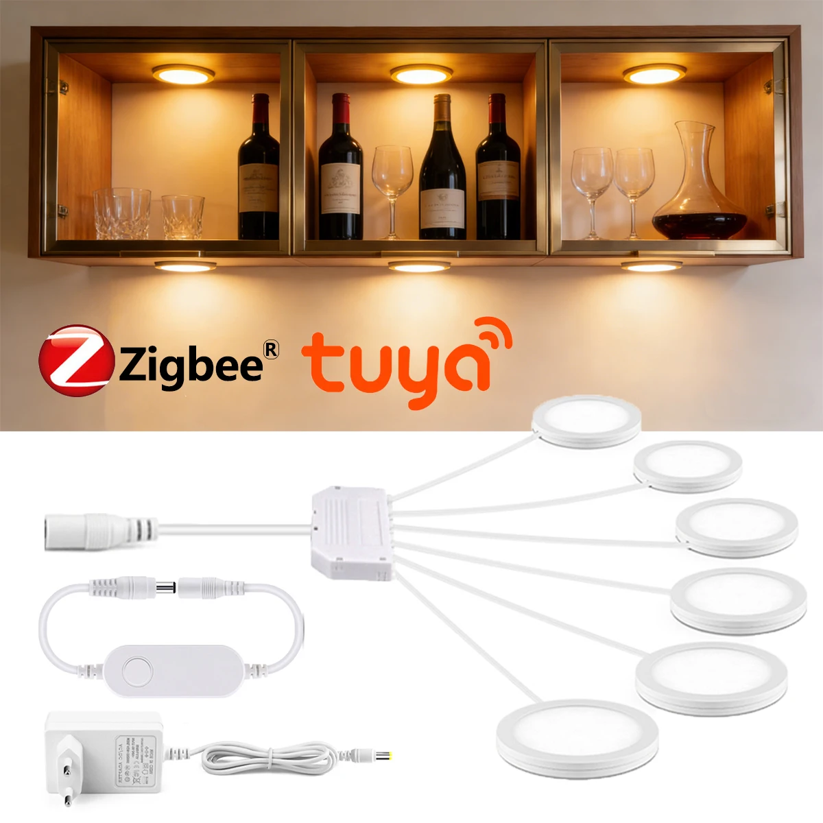 Luz LED inteligente Zigbee Tuy - Home Decor Free App reseña y precio