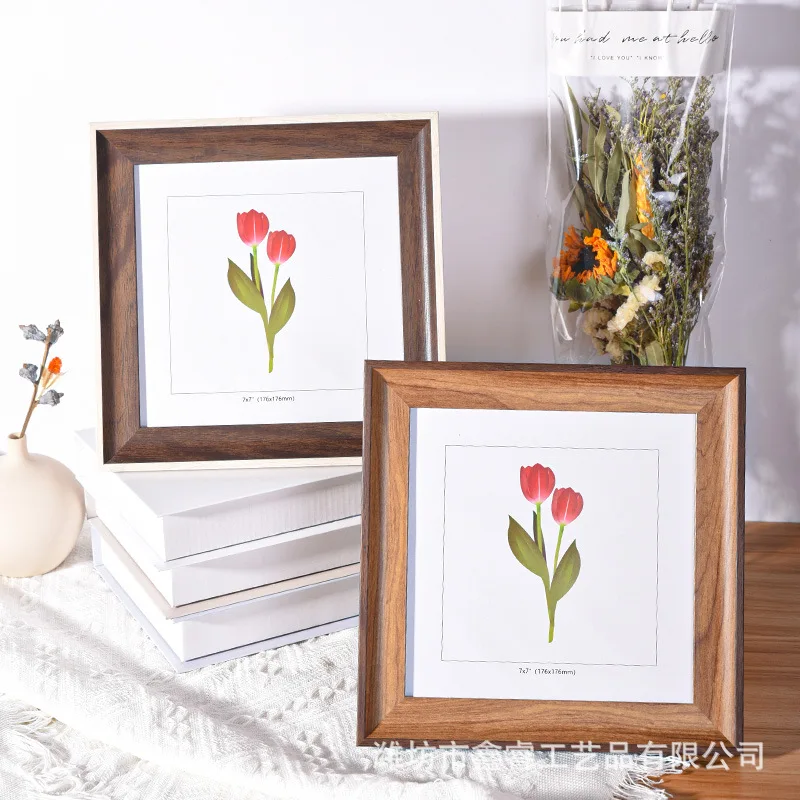 Marco de fotos cuadrado de 6,  - Bamboo Photo Frame reseña y precio