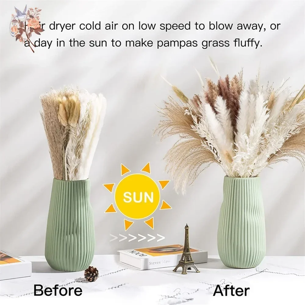 88 Piezas de Hierba de Pampas  - Pampas Grass Decor reseña y precio