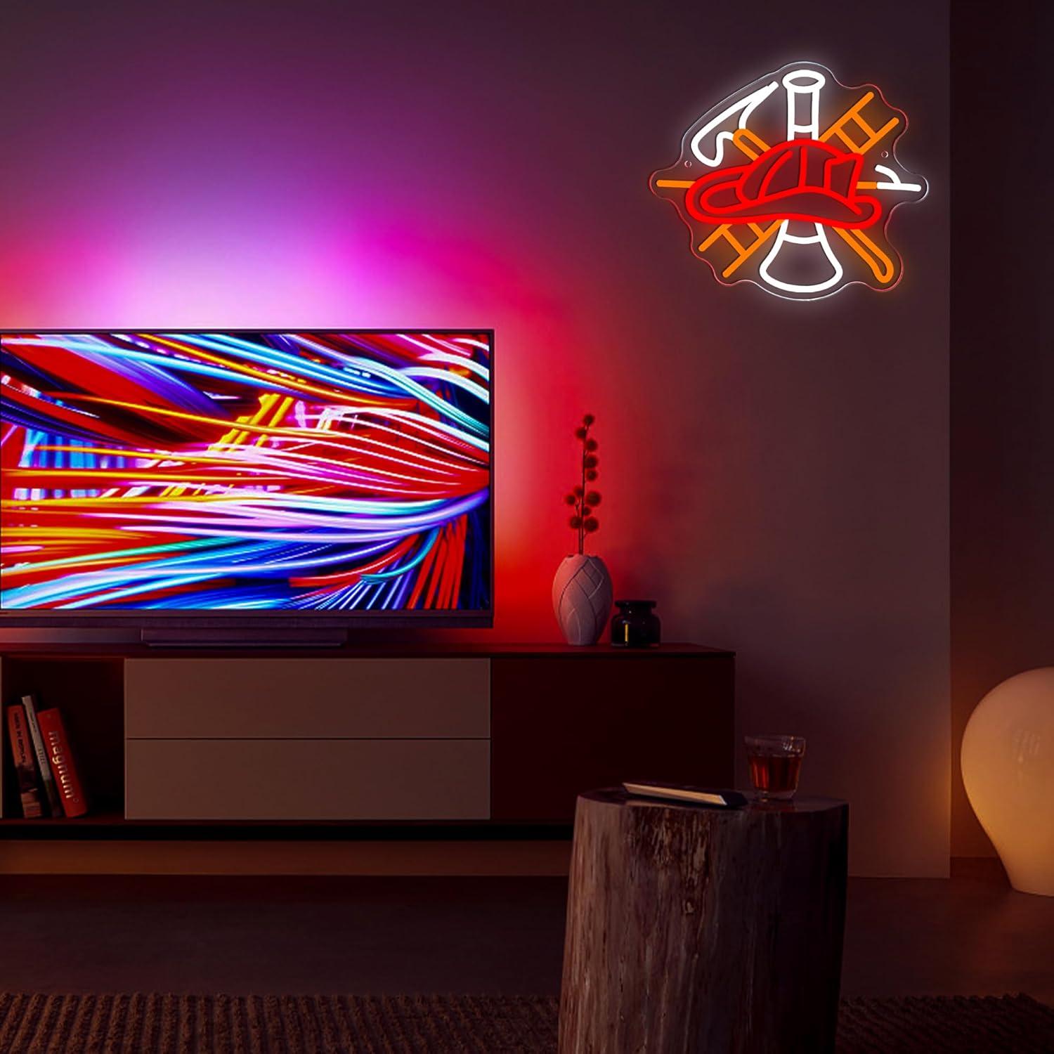 Letrero de neón con máscara de - Home Decor Theme reseña y precio