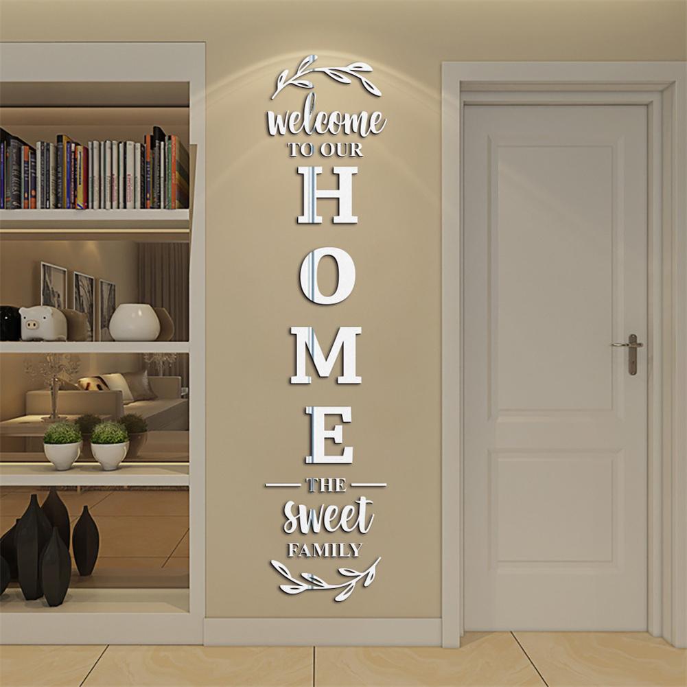 Adhesivo de pared de espejo 3D - Home Decor Y2K reseña y precio