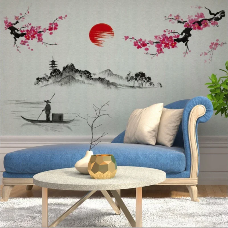 Estilo chino Sakura japonés Ro - Home Decor Indonesia reseña y precio