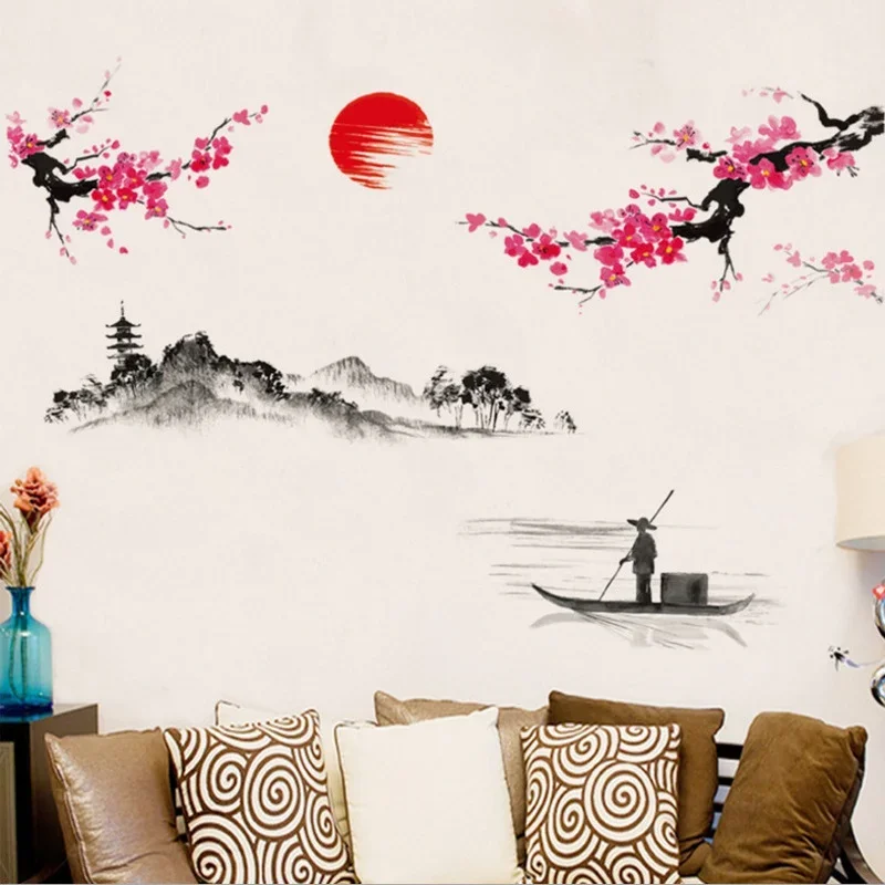 Estilo chino Sakura japonés Ro - Home Decor Indonesia reseña y precio