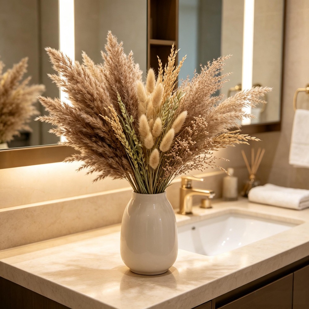 1 Ramo de Flores Secas Mixtas, - Pampas Grass Decor reseña y precio