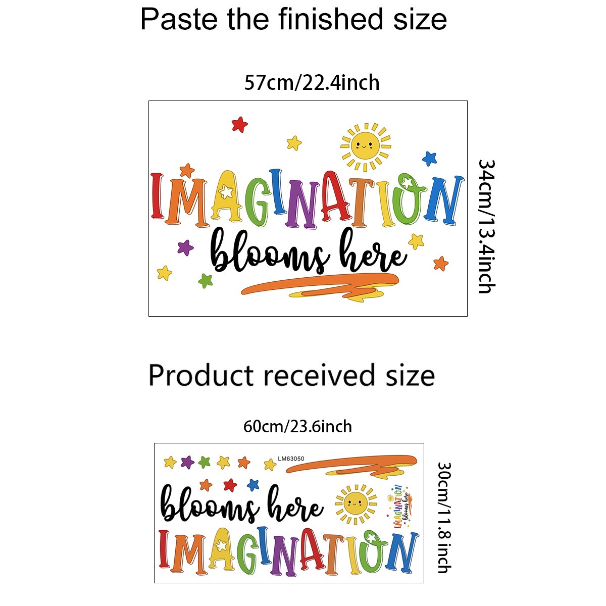 Pegatinas de pared con frase e - Home Decor Indonesia reseña y precio