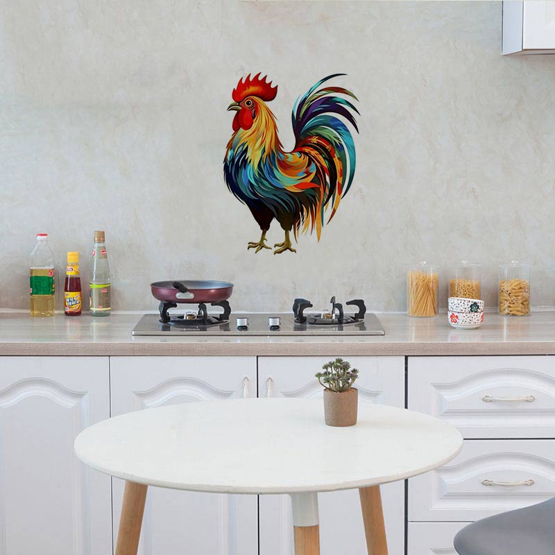 Pegatina de pared de gallo ele - Home Decor Indonesia reseña y precio