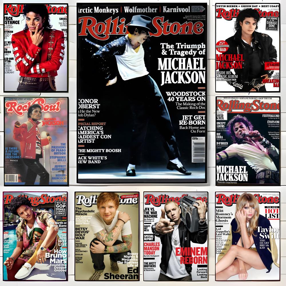 Póster de revista musical Roll - Home Decor Magazine reseña y precio