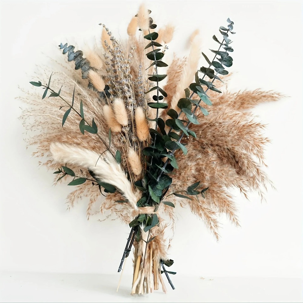 80 piezas de ramo de flores se - Pampas Grass Decor reseña y precio