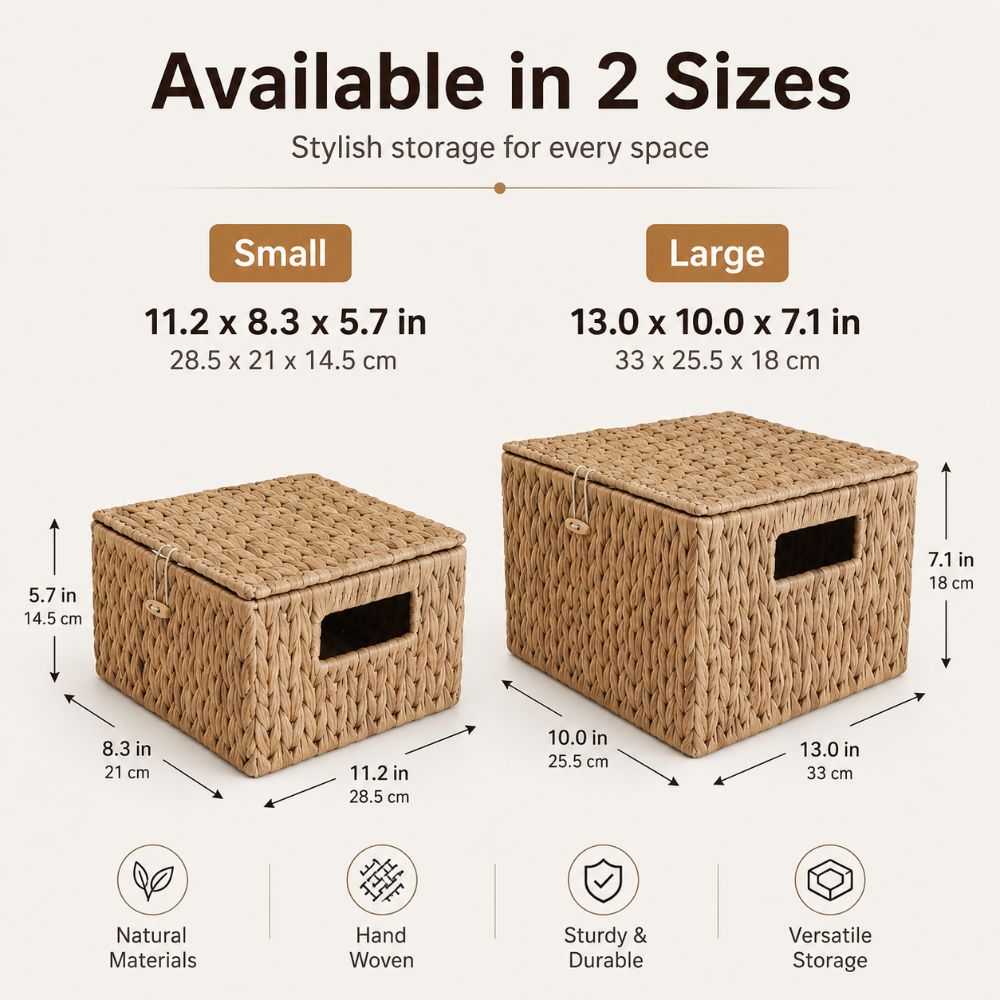 Cesta de Almacenamiento Rectan - Rattan Plant Basket reseña y precio