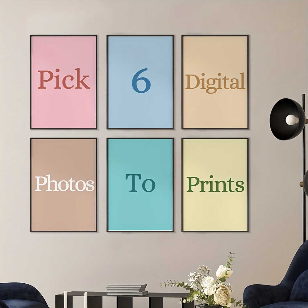 Juego de 6 Piezas de Lienzos P - Home Decor Theme reseña y precio