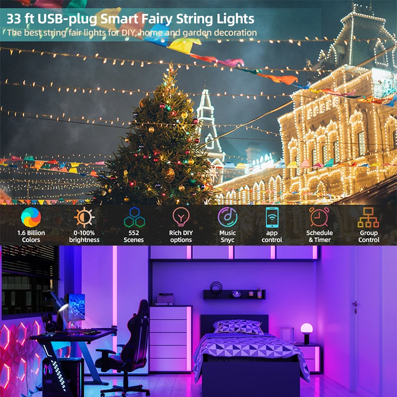 Luces LED WS2812B direccionabl - Home Decor Free App reseña y precio