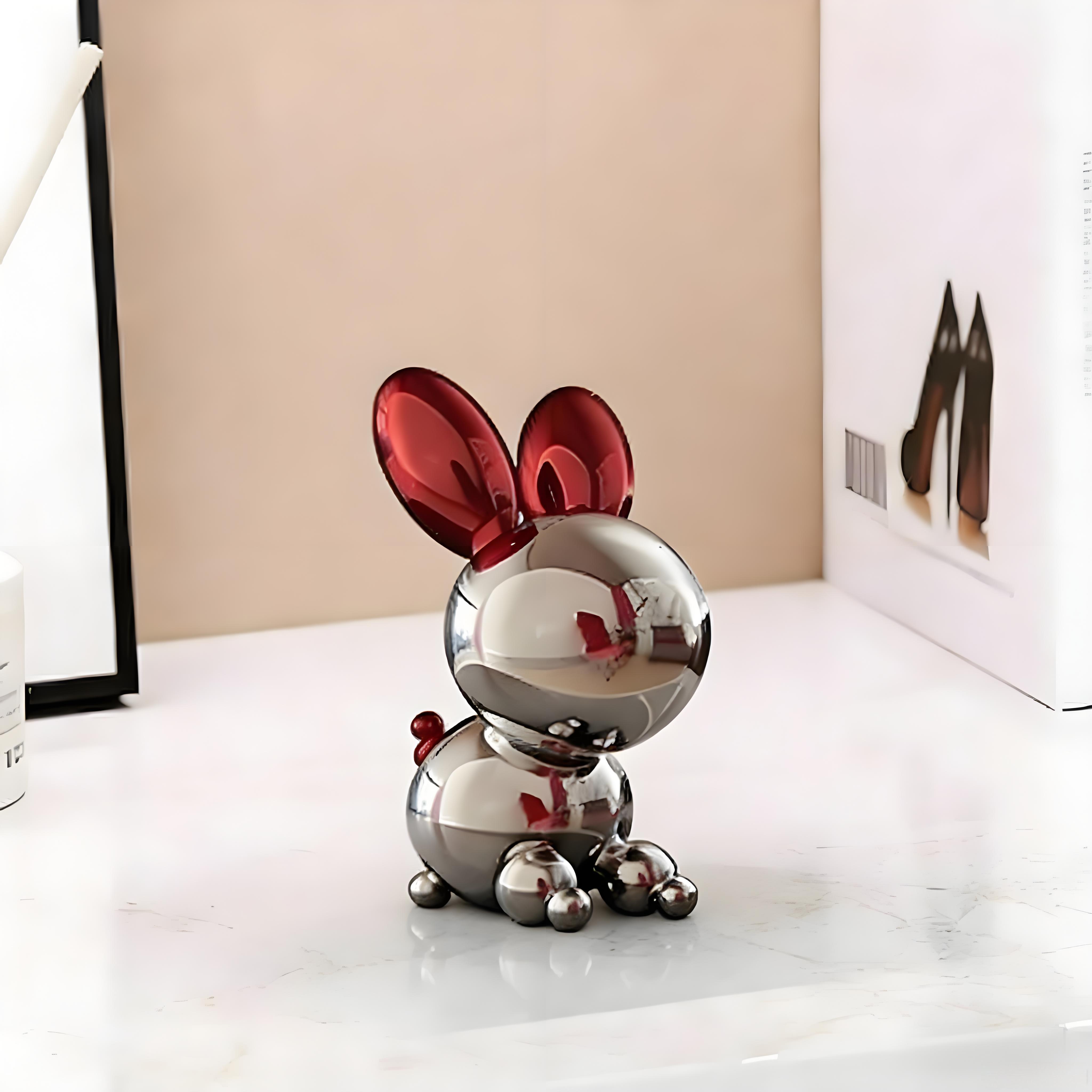 Escultura Decorativa de Conejo - Home Decor Za reseña y precio