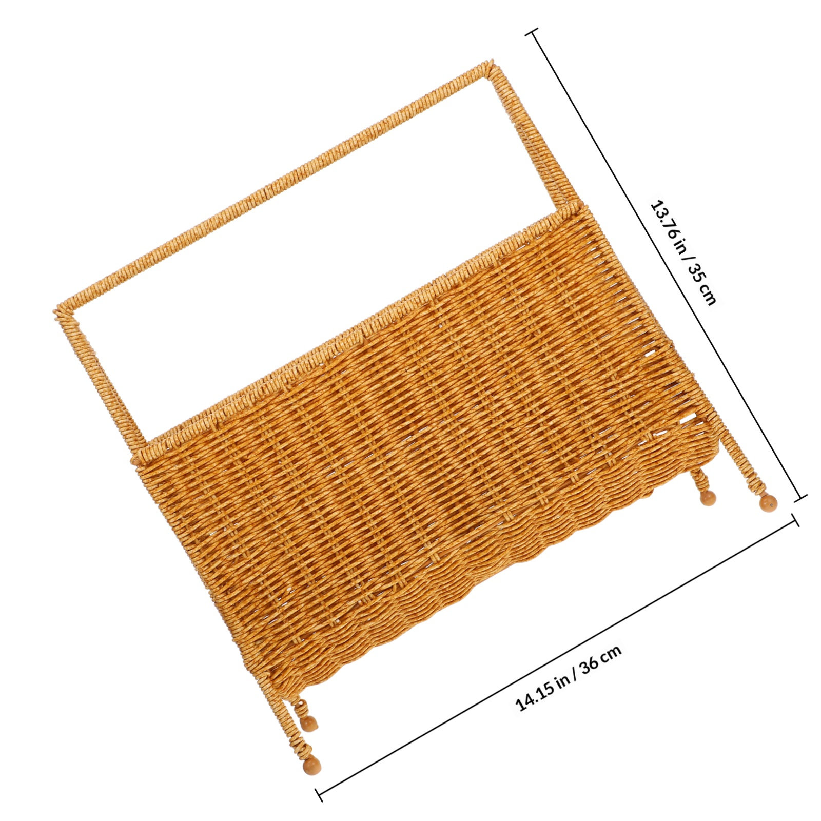 Cesta de almacenamiento tejida - Home Decor Magazine reseña y precio