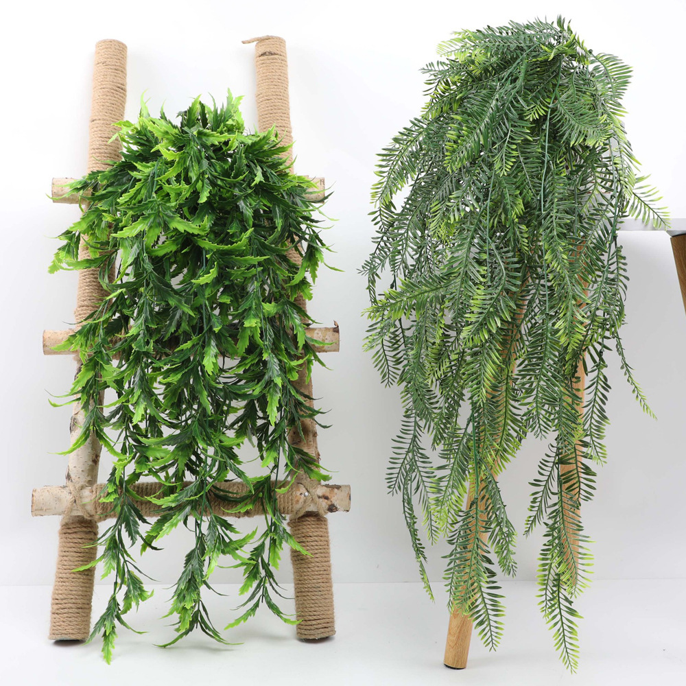 Planta de flores artificiales  - Rattan Plant Basket reseña y precio