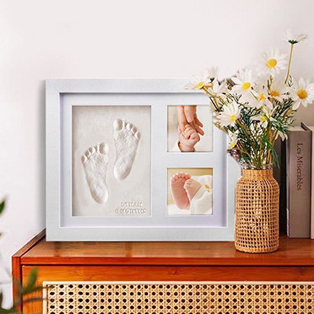 Kit de huellas de manos y pies - Bamboo Photo Frame reseña y precio