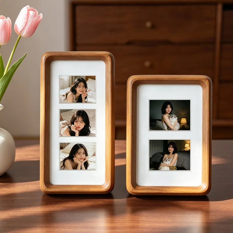 Marco de fotos de madera maciz - Bamboo Photo Frame reseña y precio