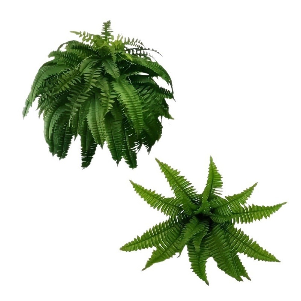 Planta Artificial de Plástico, - Rattan Plant Basket reseña y precio