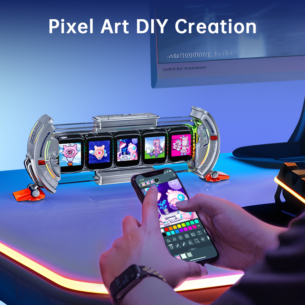 Reloj digital con configuració - Home Decor Free App reseña y precio