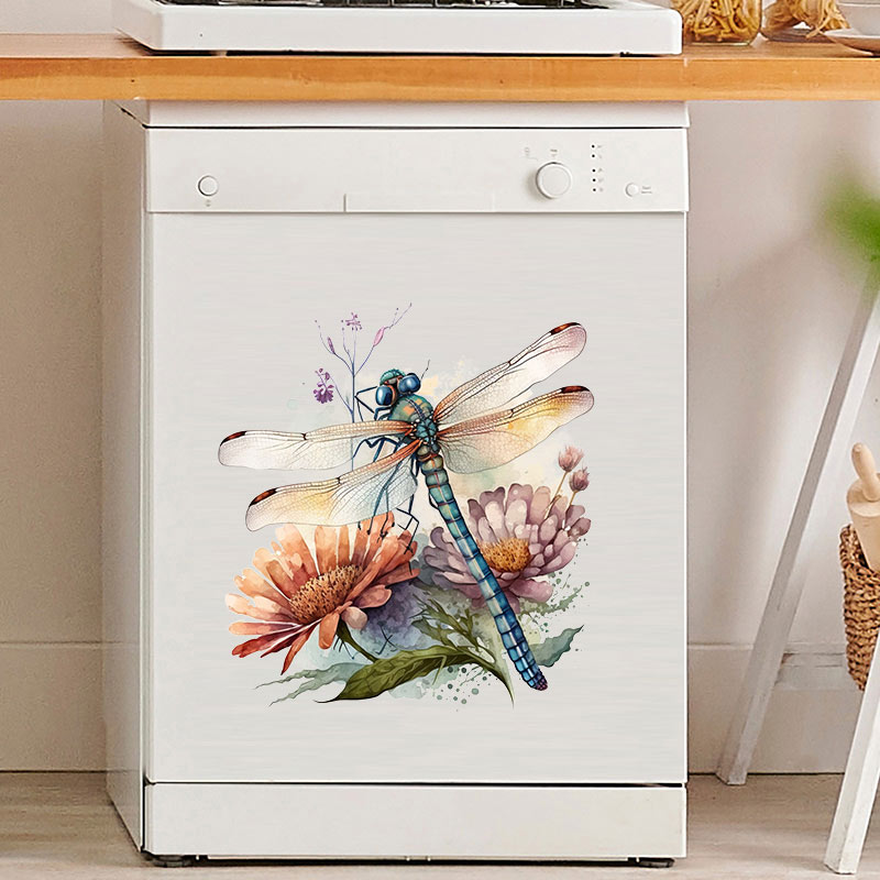M739 Hermosas Flores y Libélul - Home Decor Indonesia reseña y precio