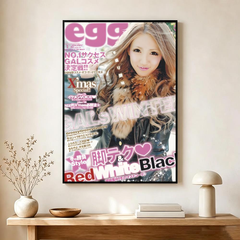 Revista Gyaru, póster de EGG G - Home Decor Magazine reseña y precio