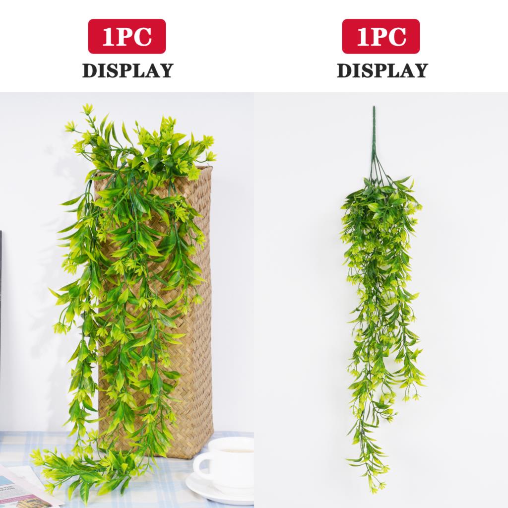 Planta Artificial de ratán par - Rattan Plant Basket reseña y precio